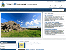 Tablet Screenshot of comune.barumini.ca.it
